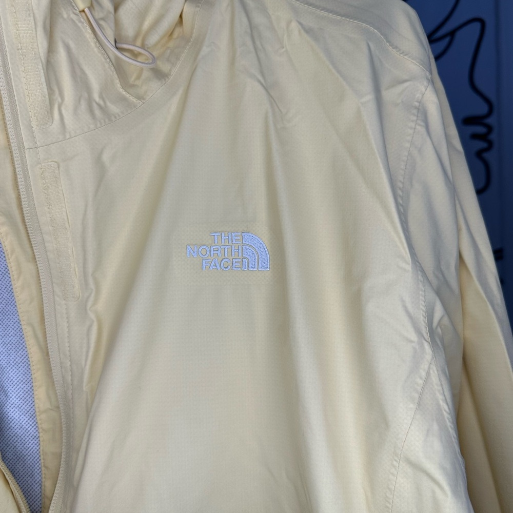 The North Face Women's Unlined Light Yellow Rain Jacket XXXL - Picture 6 of 7